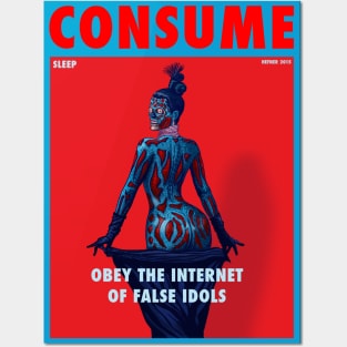 THE QUEEN OF MATERIALISM - THEY LIVE Posters and Art